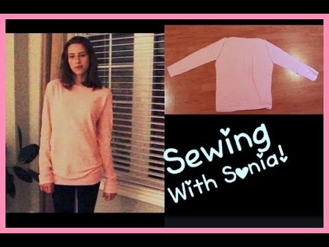 DIY: Make Your Own Oversized Sweater. Sewing for Beginners