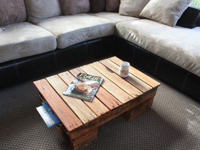 DIY pallet coffee table