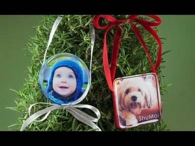 DIY Resin Photo Ornaments, by Little Windows
