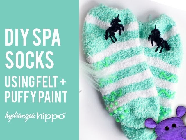 DIY Spa Gift Set with Felt and Puffy Paint