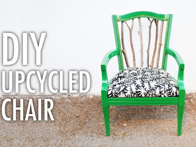 DIY Trash to Treasure Statement Chair with Mr. Kate