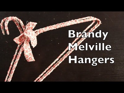 DIY Tutorial On How To Make Home Decor With Brandy Melville Hangers