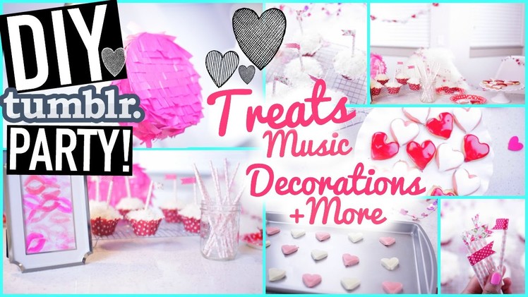 DIY Valentines Day Party Decorations and Treat Ideas