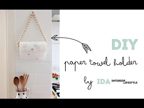 DIY video tutorial: paper towel holder
