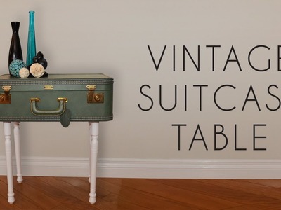 DIY Vintage Suitcase Table