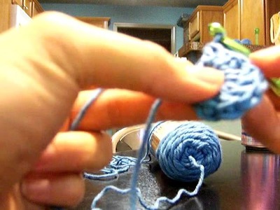 Double Crochet into Magic Circle to start a hat