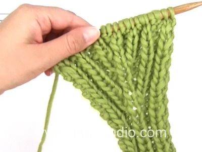 DROPS Knitting Tutorial: How to work after chart A.1 in DROPS 156-30