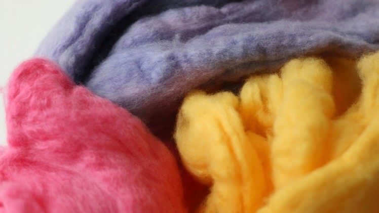 Dye Wool Fleece for Felting - DIY Crafts - Guidecentral