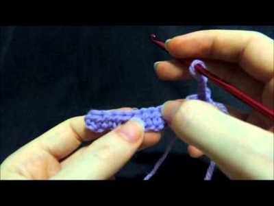 Half treble crochet with inc and dec