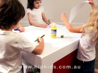 Hip Kids Activity Table | Arts Craft Play Table | Chalkboard Table | Lego Table