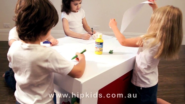 Hip Kids Activity Table | Arts Craft Play Table | Chalkboard Table | Lego Table