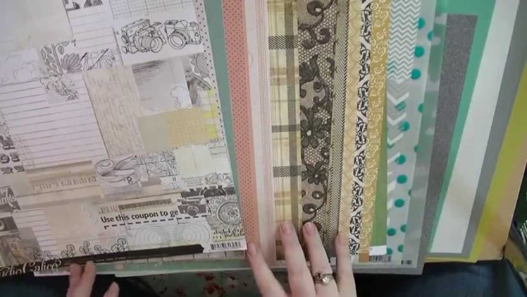 How I make a Scrapbooking kit to take to a crop