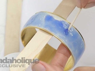 How to Add 2-Part Resin to a Curved Surface by Becky Nunn