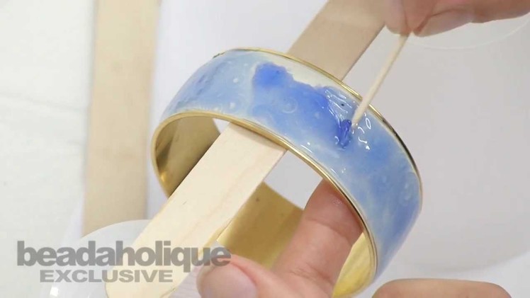 How to Add 2-Part Resin to a Curved Surface by Becky Nunn