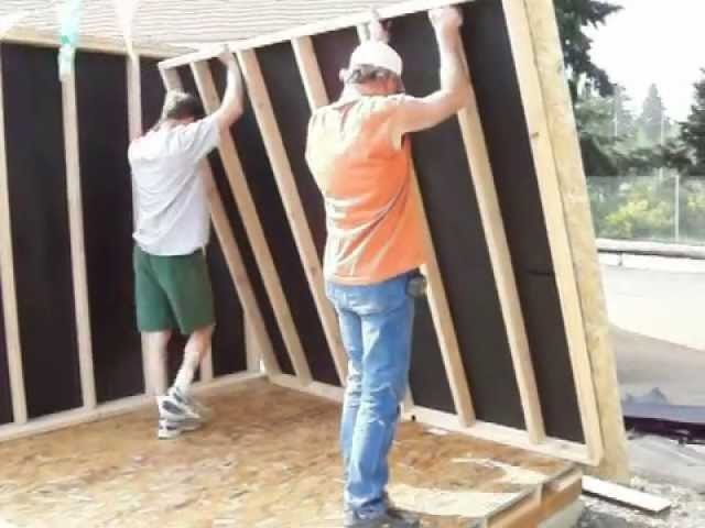 How To Build A Shed Step 17 Construction Woodworking DIY Backyard Home Improvement with Music