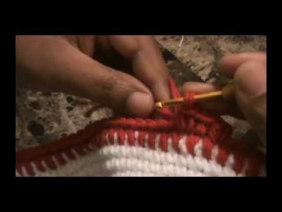 How to crochet a brim Part 1.2