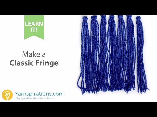 How To Crochet a Classic Fringe