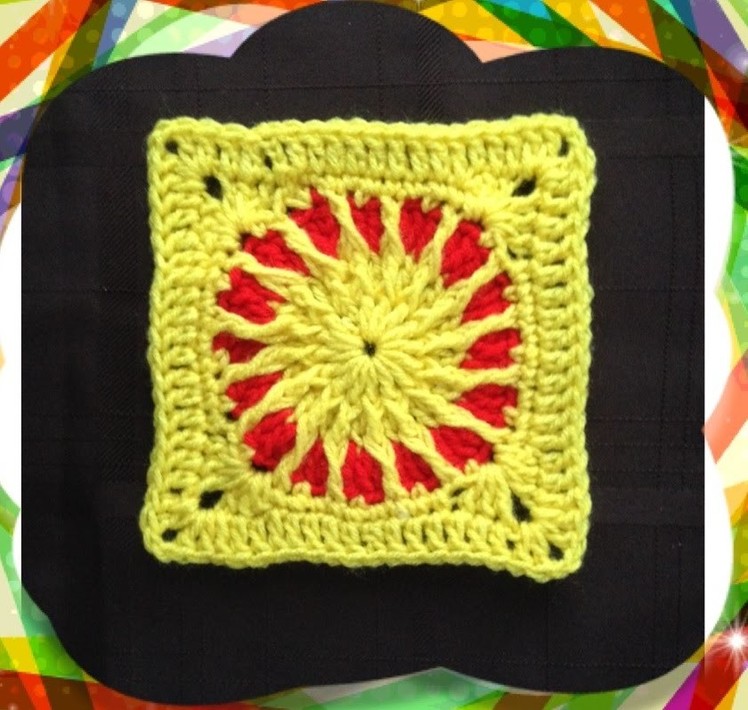 How to Crochet a Granny Square Pattern #7 │by ThePatterfamily