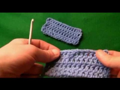 How To Crochet Cast Off & Hide Loose Ends-Left Handed