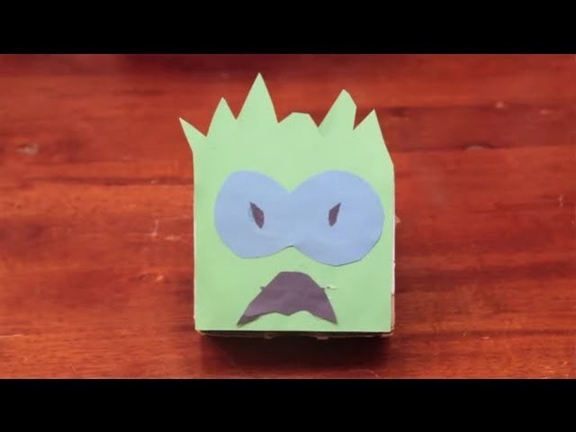 How to Decorate a Box to Look Like a Monster : Arts & Crafts