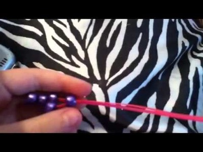 How to make a beaded lanyard