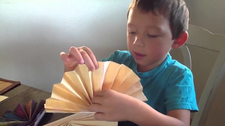 How To Make A Chinese Paper Folding Fan