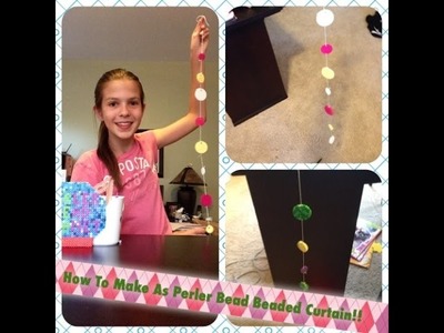 How To Make A Perler Bead Beaded Curtain!! Super Cool DIY!