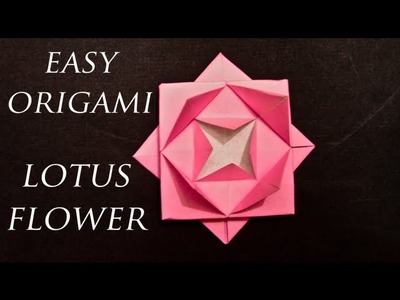 How to Make an Easy Origami Lotus Flower - HD
