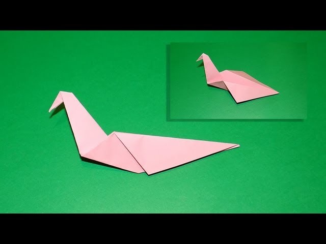 How To Make An Origami Dove