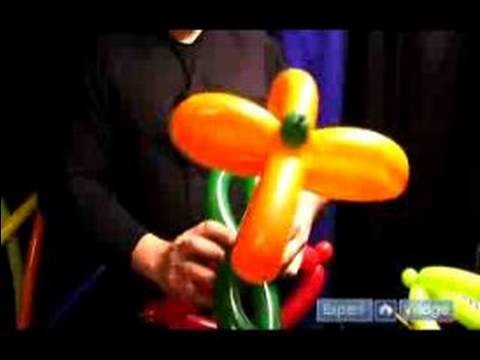 How to Make Balloon Hats : How to Make a Balloon Flower Hat