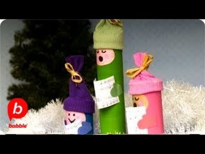 How to Make Christmas Choir Cardboard Tube Decorations | Crafts | Babble