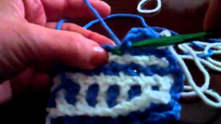 Interlocking Crochet™ - #4 dcif or Front Stitch