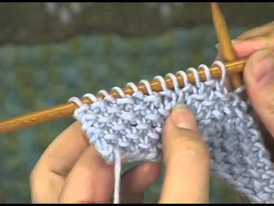 Knitting Instructional Video: How to do a Seed Stitch (Identifying Your Knits from Your Purls)