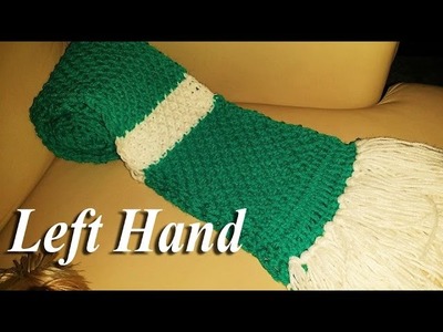 **Left Hand** Glama's Tunisian Honeycomb Scarf Tutorial & Giveaway