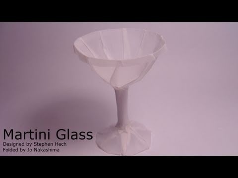 Origami Martini Glass (Stephen Hecht)