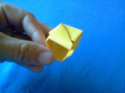 Origami ring - Anillo de papel