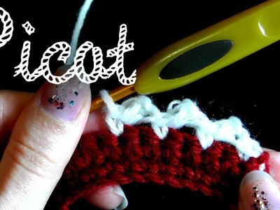 Picot lefty crochet tutorial
