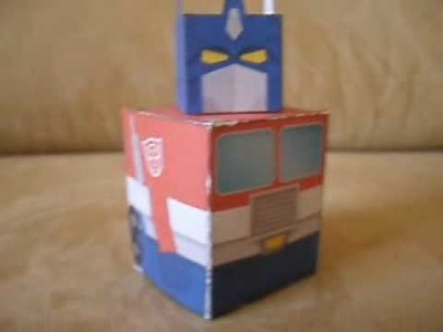 Simple Papercraft G1 Optimus Prime "Transforms"