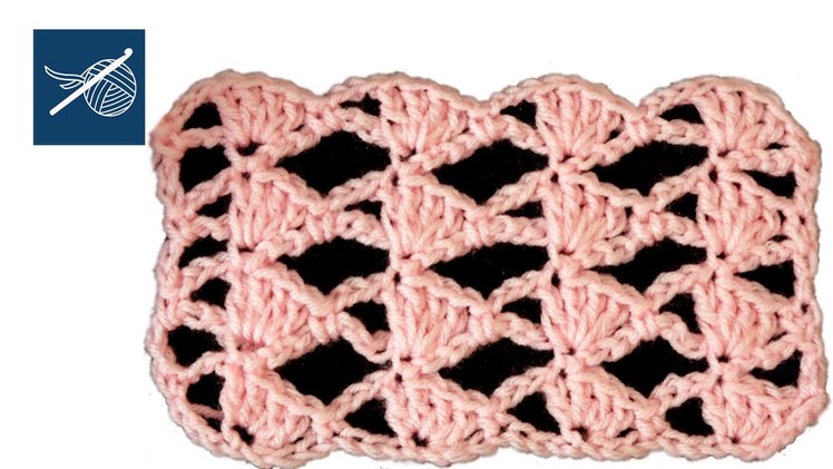 Slanted Crazy Crochet Geek Baby Blanket, Scarf, Shawl Left Hand