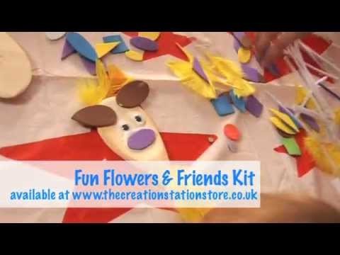 The Creation Station Fun Childrens Garden Flowers Art and Crafts