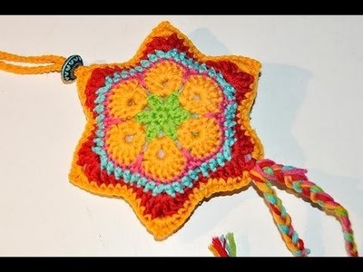 Advent Calendar * December 13 * Crochet Star "African Flower"