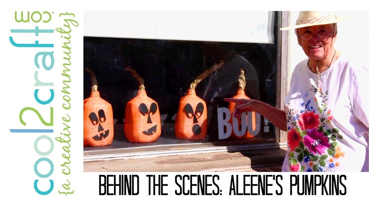 Behind the Scenes: Aleene's Pumpkin Surprise