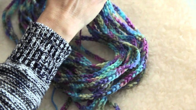 Crochet Chain Stitch Scarf