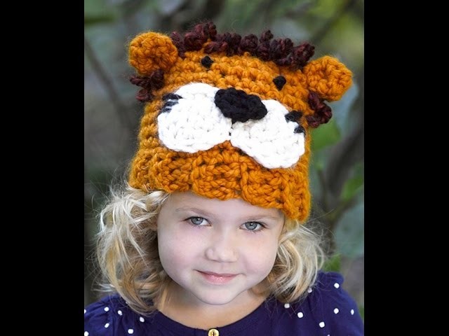 Crochet Lion Hat - Video 1