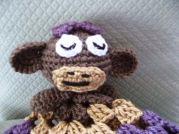 Crochet monkey blankie lovie Part One