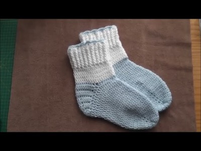 Crochet socks, DIY, Tutorial - Part 2 of 3