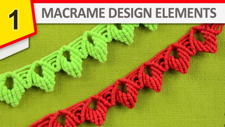 Design Elements - Macrame edging