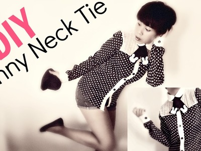 DIY 2 Minute No Sew Bunny Necktie : Fashion Tutorial