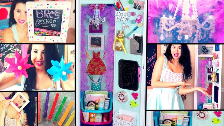 DIY Back To School Locker Makeover! Cheap Ways To Decorate & Organize Your Locker!