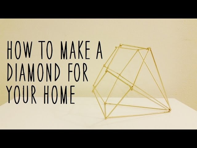 ♥ DIY Diamond Home Decor Piece ♥